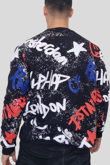 Sudadero Hip Hop London Black